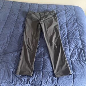 Lululemon ABC Slim-Fit Pant Warpstreme 33x32 Obsidian